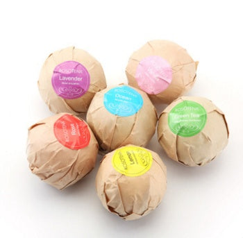 6 pcs Organic Bath Bombs Bubble Bath Mix Essence
